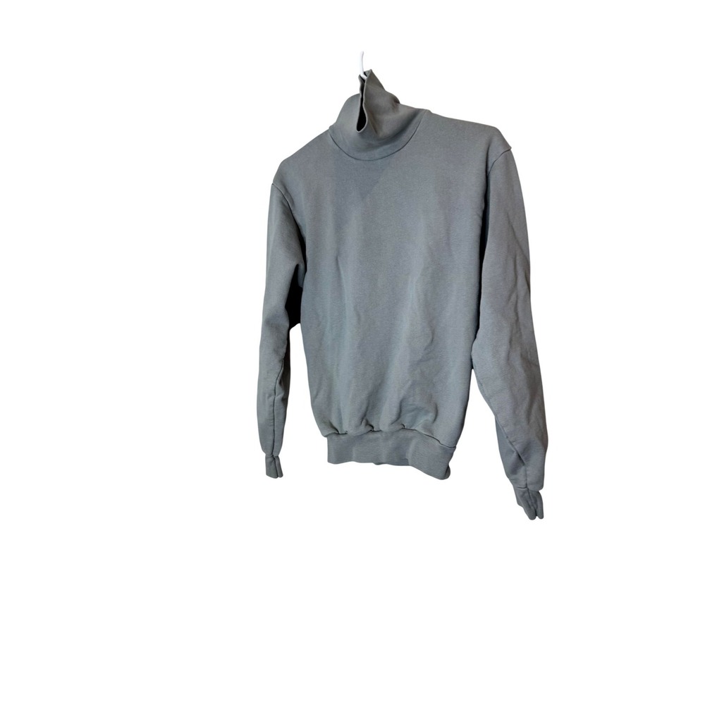 Los‎ Angeles Apparel Sweatshirt Mens XS Gray Heavyweight Fleece Turtleneck USA